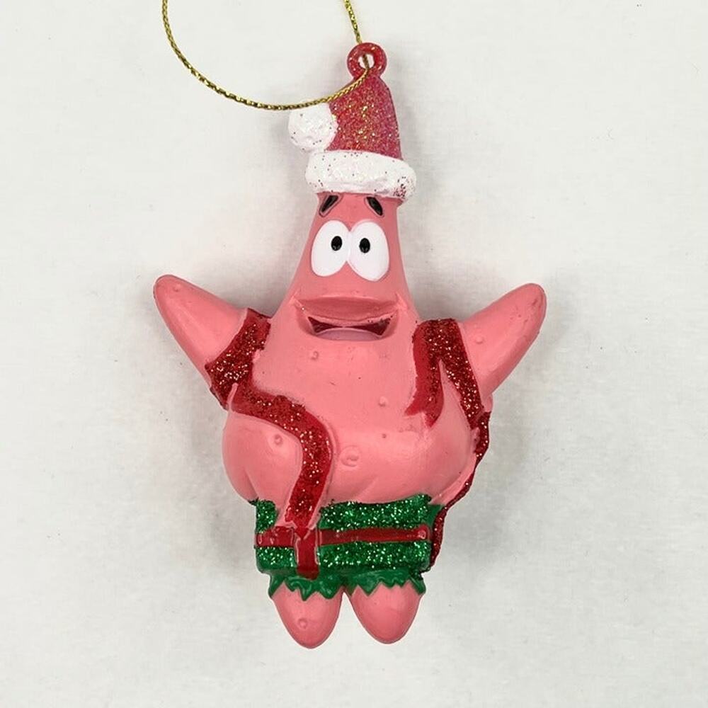 Set of Two Spongebob Squarepants/ Patrick Ornaments - Picture 2 of 7